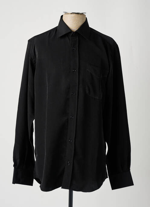 Chemise manches longues noir BELLONI pour homme