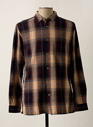 Chemise manches longues imprimé écossais bleu TIFFOSI homme