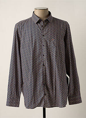 Chemise manches longues manches longues bleu JUPITER homme