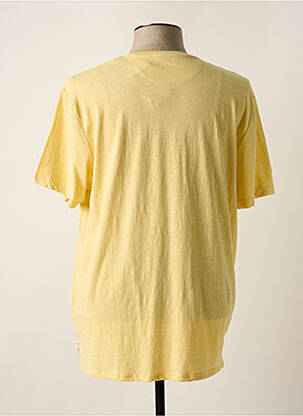 T-shirt stretch manches courtes jaune TIFFOSI homme