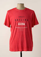 T-shirt rouge TIFFOSI pour homme seconde vue