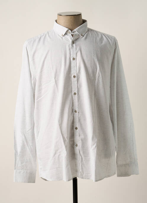 Chemise manches longues manches longues bleu JUPITER homme
