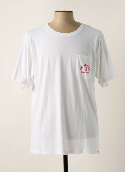 T-shirt blanc IRON AND RESIN pour homme