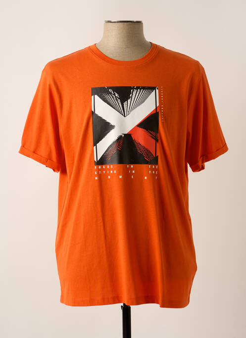 T-shirt orange TIFFOSI pour homme