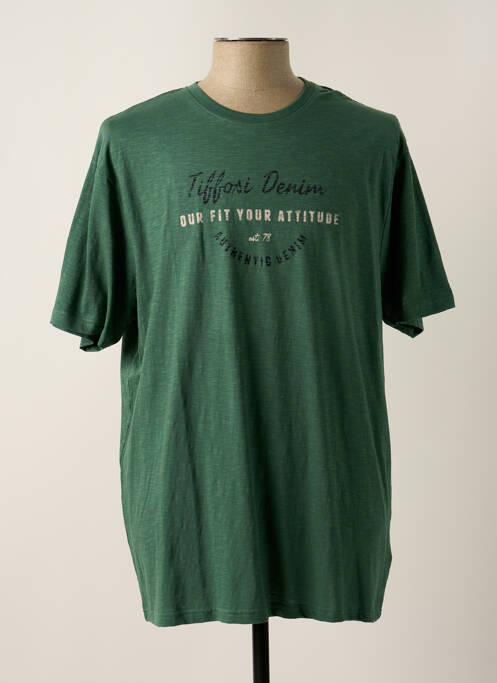 T-shirt vert TIFFOSI pour homme