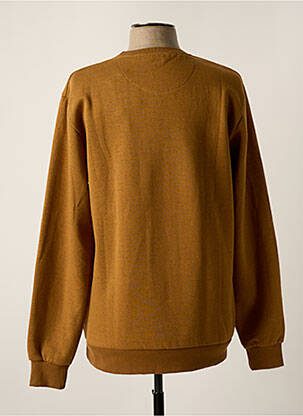 Sweat-shirt broderie manches longues marron TIFFOSI homme