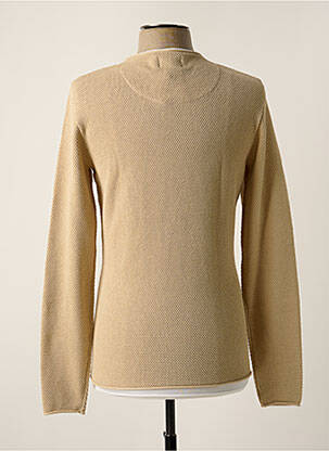 Pull col rond manches longues beige TIFFOSI homme