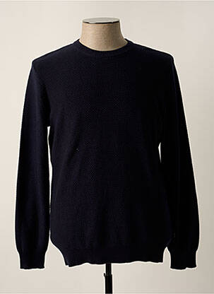 Pull col rond manches longues bleu TIFFOSI homme