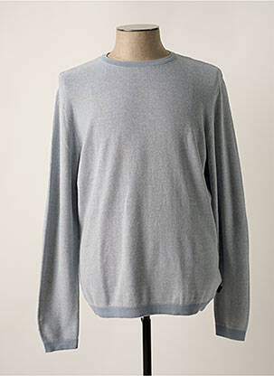 Pull tissage chiné manches longues bleu TIFFOSI homme