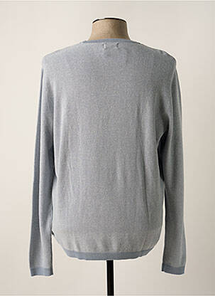 Pull tissage chiné manches longues bleu TIFFOSI homme