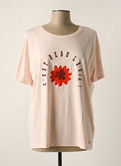 T-shirt rose C'EST BEAU LA VIE pour femme seconde vue