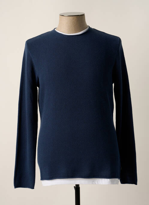 Pull col rond manches longues bleu TIFFOSI homme