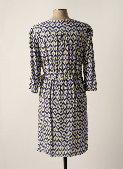 Robe mi-longue bleu JULIE GUERLANDE pour femme