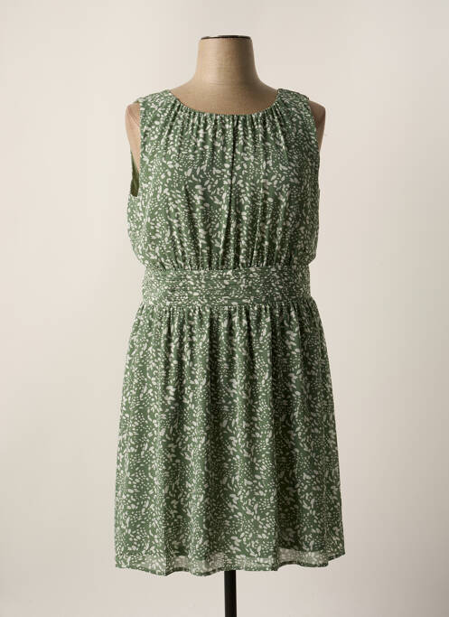 Robe mi-longue vert JULIE GUERLANDE pour femme