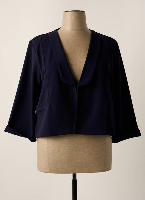 Veste chic bleu JULIE GUERLANDE pour femme