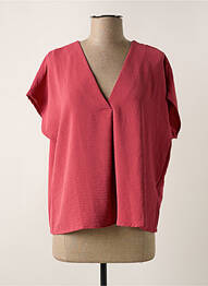 Blouse manches courtes manches courtes rose TIFFOSI femme