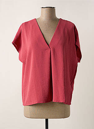 Blouse manches courtes manches courtes rose TIFFOSI femme