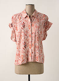 Chemisier manches courtes manches courtes rose TIFFOSI femme