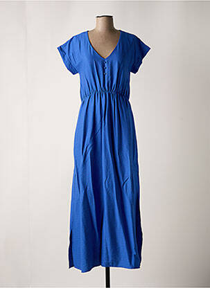 Robe longue bleu C'EST BEAU LA VIE pour femme