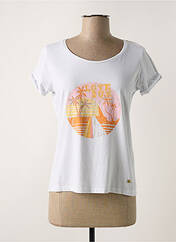 T-shirt blanc C'EST BEAU LA VIE pour femme seconde vue