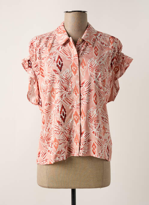 Chemisier manches courtes manches courtes rose TIFFOSI femme