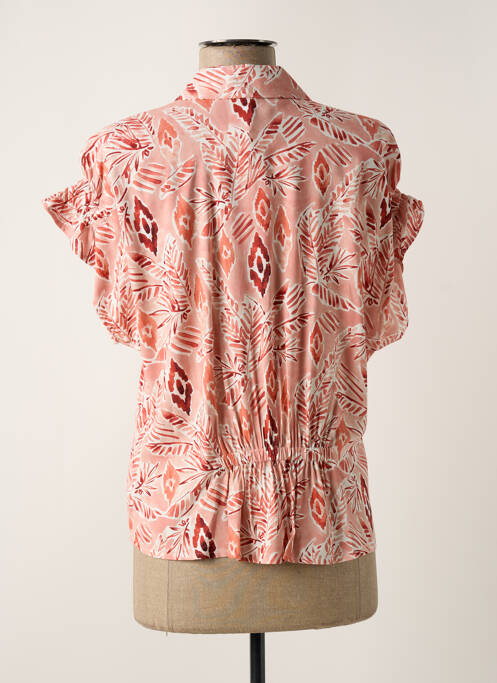 Chemisier manches courtes manches courtes rose TIFFOSI femme