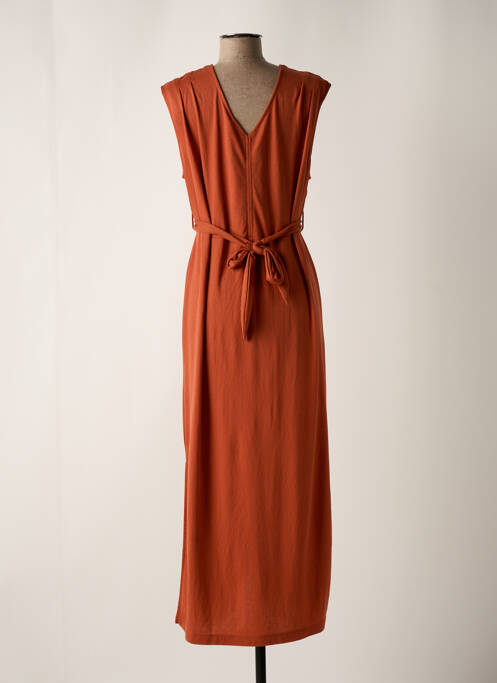 Robe longue marron TIFFOSI pour femme