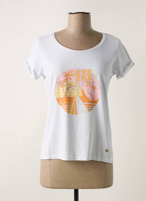 T-shirt blanc C'EST BEAU LA VIE pour femme