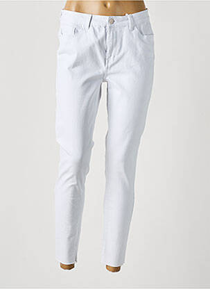 Jeans coupe slim stretch taille normale blanc TIFFOSI femme