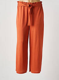 Pantalon 7/8 taille haute taille haute orange TIFFOSI femme