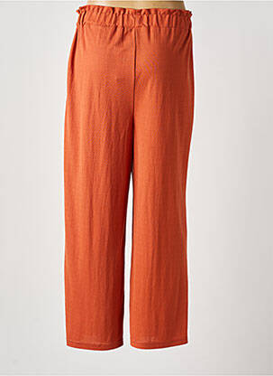 Pantalon 7/8 taille haute taille haute orange TIFFOSI femme