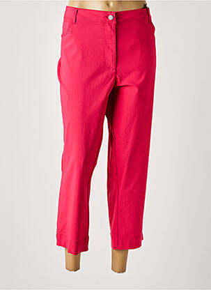 Pantacourt stretch taille normale rose JULIE GUERLANDE femme