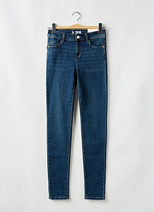 Jeans coupe slim stretch taille normale bleu MORGAN femme
