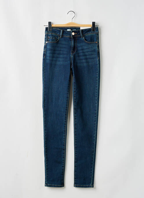 Jeans coupe slim stretch taille normale bleu MORGAN femme