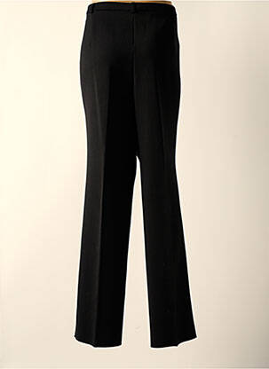 Pantalon droit tissage popeline taille normale noir CHRISTIAN MARRY femme