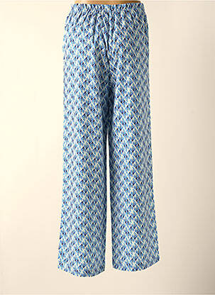 Pantalon droit taille élastique taille normale bleu TIFFOSI femme