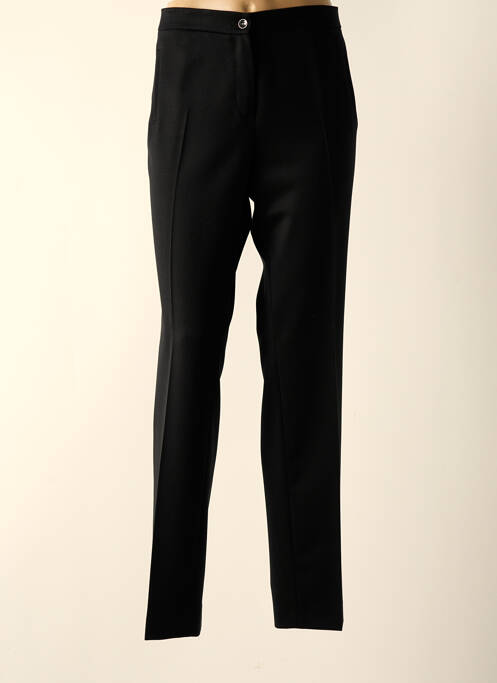 Pantalon droit noir SAINT HILAIRE pour femme