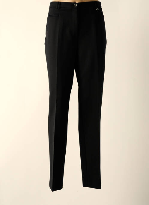 Pantalon droit noir SAINT HILAIRE pour femme