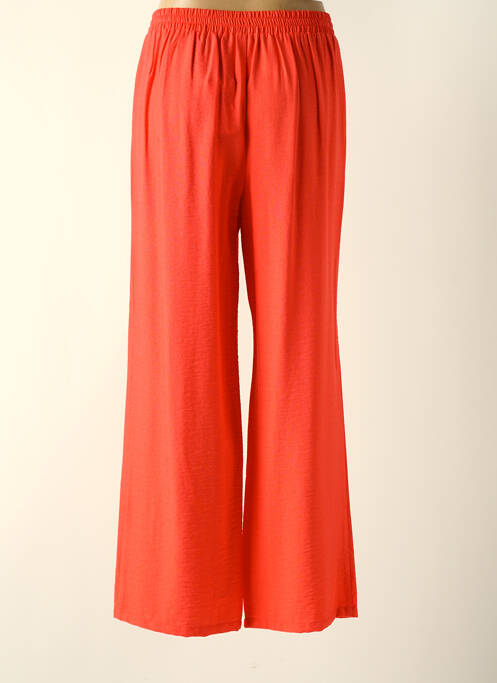Pantalon droit rouge C'EST BEAU LA VIE pour femme
