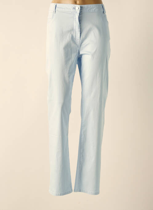 Pantalon slim bleu JULIE GUERLANDE pour femme