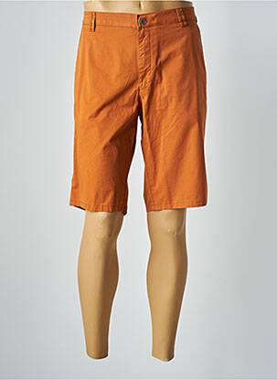 Bermuda stretch taille normale orange MEYER homme
