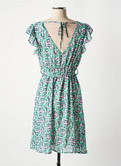 Robe courte vert LILIE ROSE pour femme seconde vue