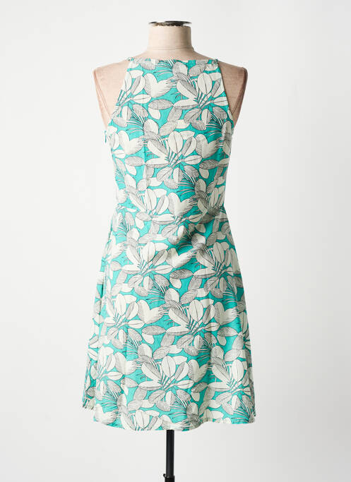 Robe mi-longue bleu COTON DU MONDE pour femme