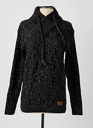 Pull tissage chiné manches longues gris BAXBOY homme