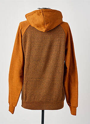 Sweat-shirt à capuche poches manches longues orange HOPENLIFE homme