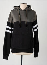 Sweat-shirt à capuche poches manches longues noir HOPENLIFE homme
