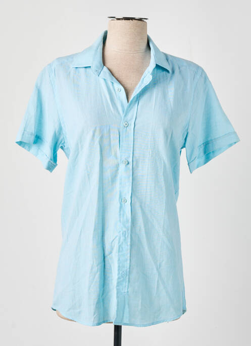 Chemise manches courtes bleu HOPENLIFE pour homme