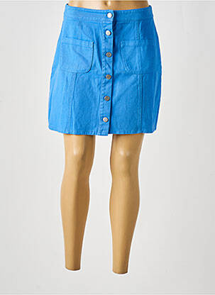 Jupe courte poches bleu INSPIRATION STUDIO femme