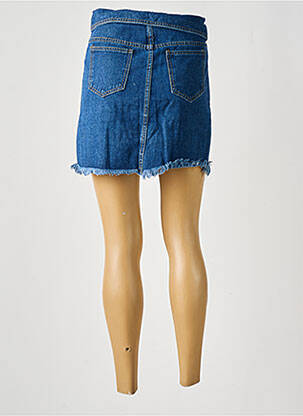 Jupe courte poches bleu ESTHER.H femme