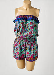 Combishort bleu ALLER SIMPLEMENT pour femme seconde vue